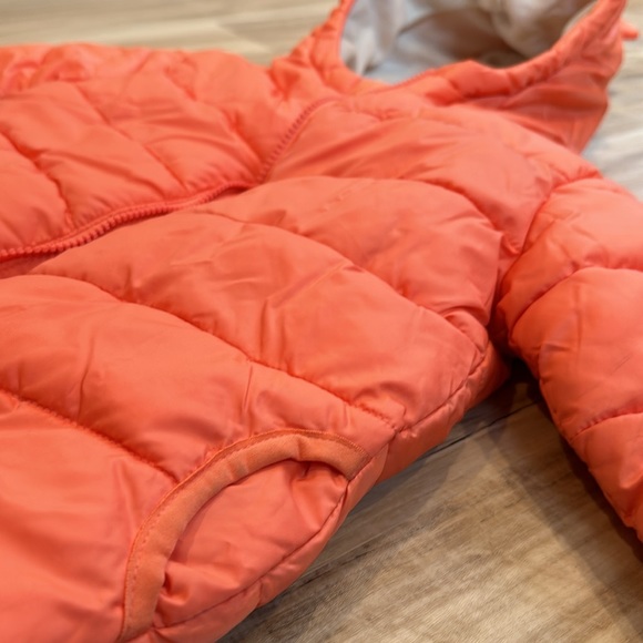 Cat & Jack 4t adorable coat in coral orange-pink or peach color - Picture 3 of 9